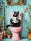 Cat Diamond Art Kits for Adults- Diamond Painting Kit Cats, DIY 5D Full Round Drill Gem Art Animals for Great Home Wall Decor Art and Craft